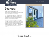 praxis-hermes.info Webseite Vorschau