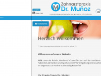 praxis-dr-munoz.de Webseite Vorschau