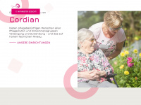 cordian-pflege.de Webseite Vorschau