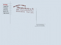 theaterkate.de Webseite Vorschau