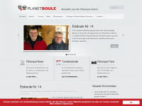 planetboule.de Webseite Vorschau