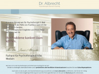 psychotherapie-dr-albrecht.de Webseite Vorschau