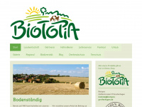 biotopia-greifenhagen.de Webseite Vorschau