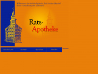 rats-apotheke-bsa.de Webseite Vorschau