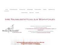 raumausstattung-reinhardt.de Webseite Vorschau