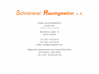 raumgewinn.com Webseite Vorschau