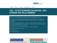 cdu-raunheim.de Webseite Vorschau
