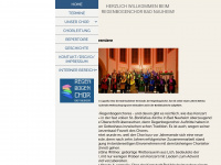 regenbogenchor.org Webseite Vorschau
