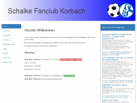 schalkefanclubkorbach.de Webseite Vorschau