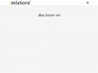 relations.de Webseite Vorschau