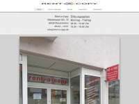 rent-a-copy.de Webseite Vorschau