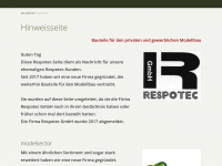 respotec.de Webseite Vorschau