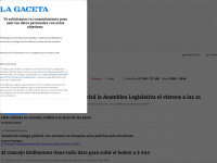 lagaceta.com.ar Webseite Vorschau