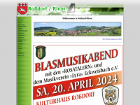 rossdorf-rhoen.de Webseite Vorschau