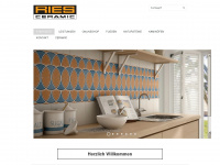 ries-ceramic.de Webseite Vorschau