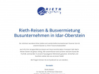 rieth-reisen.de Webseite Vorschau