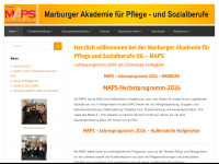 maps-marburg.de Webseite Vorschau