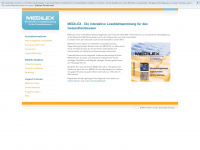 medilex.de Webseite Vorschau