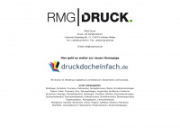 rmg-druck.de Webseite Vorschau