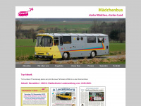 maedchenbus.de Webseite Vorschau