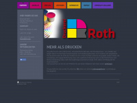 roth-druck.de Webseite Vorschau