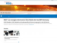 rsg-electronic.de Webseite Vorschau
