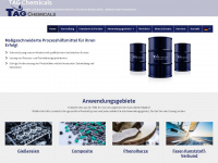 tag-chemicals.com Webseite Vorschau