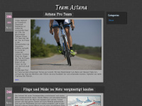 team-astana.com Webseite Vorschau