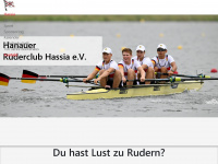 ruderclub-hassia.de Webseite Vorschau