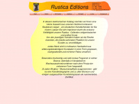 rustica-editions.de Webseite Vorschau