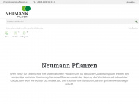 neumann-pflanzen.de Webseite Vorschau