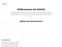 safar.de Webseite Vorschau