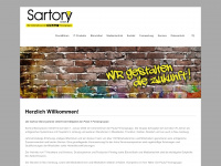 sartory.com Webseite Vorschau