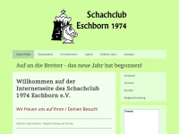 schachclub-eschborn.de Webseite Vorschau