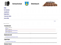 schachclub-steinbach.de Webseite Vorschau