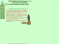 schachfreunde-taunus.de Webseite Vorschau