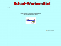 schad-werbemittel.de Webseite Vorschau