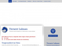 tierarzt-lahnau.de Webseite Vorschau