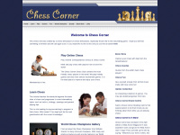 chesscorner.com Webseite Vorschau