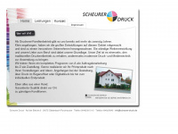 scheurer-druck.de Webseite Vorschau