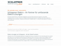 schlappner-elektro.de Webseite Vorschau