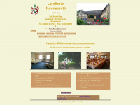 landhotel-nonnenroth.de Webseite Vorschau