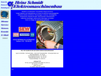 schmidt-elektromaschinenbau.de Webseite Vorschau