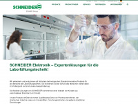schneider-elektronik.de Webseite Vorschau