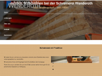 schreinerei-wenderoth.de Webseite Vorschau