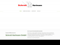 schrott-hartmann.de Webseite Vorschau