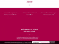 schaub-heizungstechnik.de Webseite Vorschau