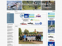 triathlon-neukirchen.de Webseite Vorschau