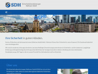 sdh-sicherheit.de Webseite Vorschau