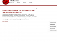 seementaler-musikanten.de Webseite Vorschau